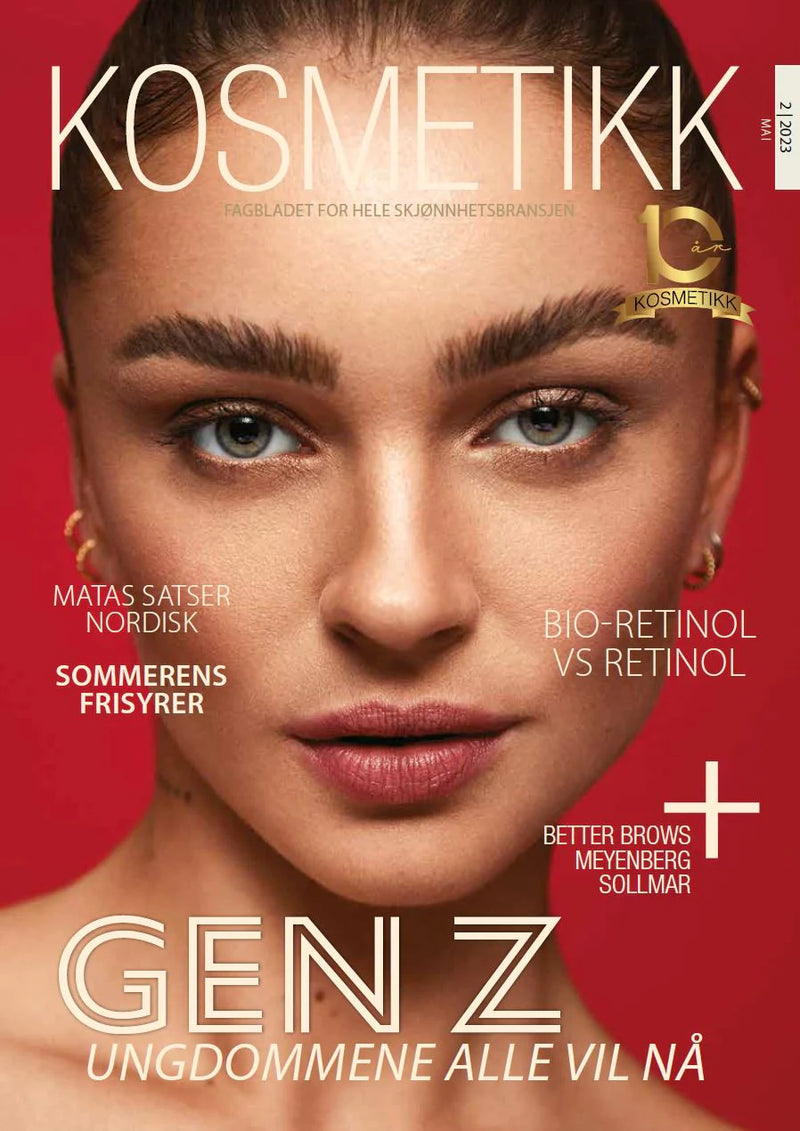 front cover of scandi beauty magazine Kosmetikk