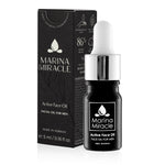 Marina Miracle Active face oil for men. An all natural face oil produced in Norway. Protects against the natural elements, and restores hard working skin. Can also be used as a beard oil to enhance shine.